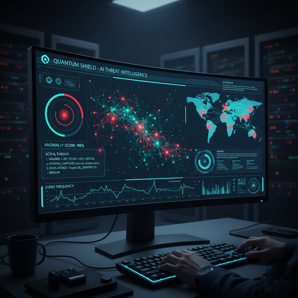 AI-driven threat detection dashboard